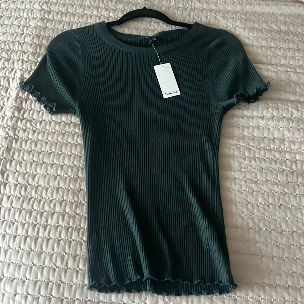 Splendid Knit Short Sleeve Shirt